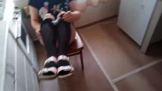 ЖЕНА ДРУГА ПРОИГРАЛА СПОР И БЫЛА ЖЕСТКО ТРАХНУТА  САМЦОМ